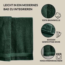 NEXT Home Egyptian Cotton Towels - 100% Cotton (Size) Green Bottle