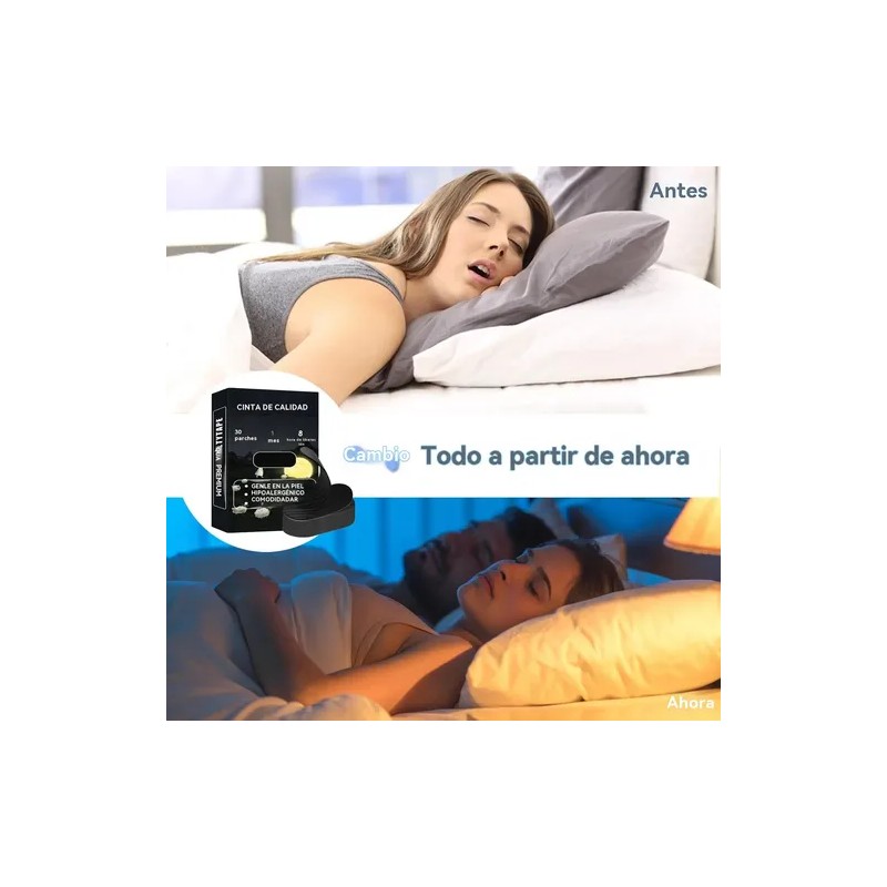60*parche Bucal Para Dormir Para Respirar Por La Boca Contra