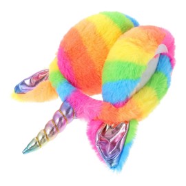 PACKOVE Foldable Plush Unicorn Earmuffs Winter Ear Warmers Soft Supple Ear Protector Windproof Outdoor Covers for Women