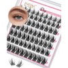 EMEDA Manga Lashes, Natural Anime Lash Clusters C Curl Wispy