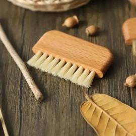 하이 퀄리티 미니 내구성 네일 청소 브러시 다목적 더스트 나무 작은 손톱 도구 [Yellow] High Quality Mini Durable Nail Cleaning Brush Multipurpose Dust Wood Small Nail Tool [Yellow]