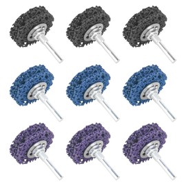 CSD Disc 20 mm, 9 Pieces CBS Cleaning Disc Coarse Cleaning Disc CBS Sanding Disc Set Sanding Discs for Angle Grinder of Paint, Rust Welds, Oxidation Cleaning & Removal