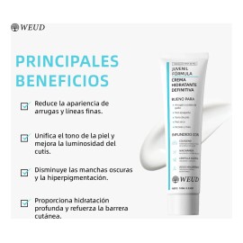 Crema Hidratante Facial Weud Hydrapore Pack 2x100g Ácido Hialurónico