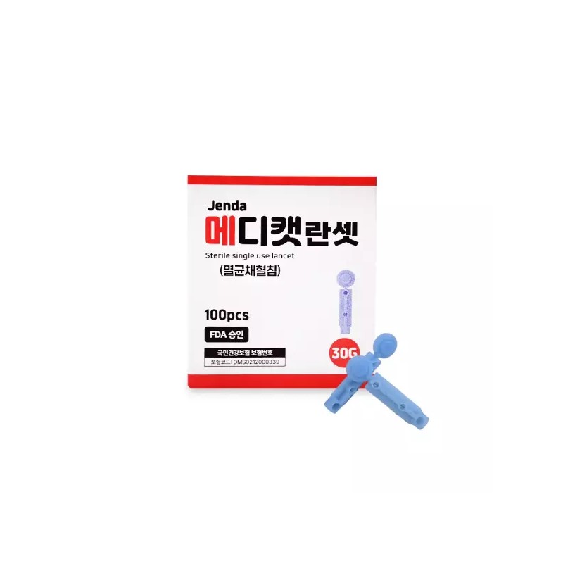 멸균채혈침 30G 1통100개입 Sterilized Blood Collection Needles 30G 100 Pieces/Pack