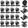 20 Pack Magnetic Clips Heavy Duty, Black Fridge Magnet Clips