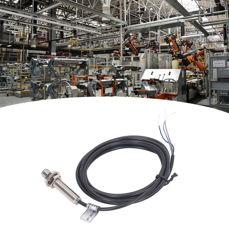 4 Sets Inductive Proximity Switch 8mm Diameter NPN Output 3