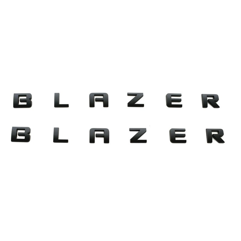 3Pcs 2019-2023 Blazer Front Door Tailgate Liftgate Emblem Nameplate Letters