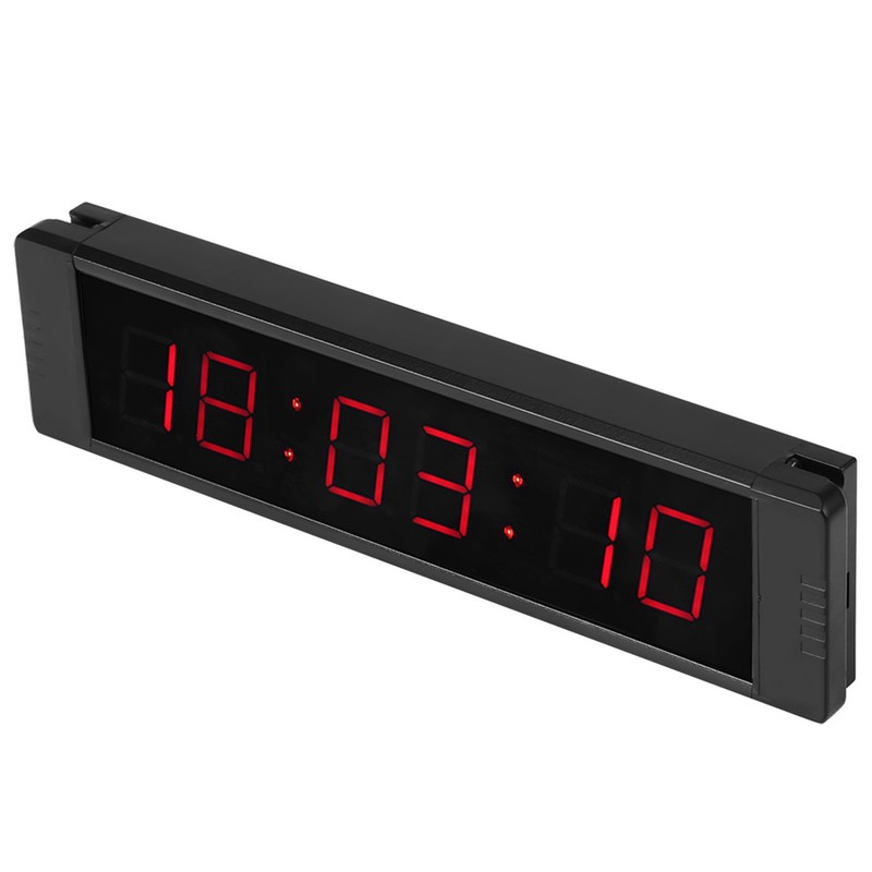 LED Remote Wall Clock Prscise Timer Stopwatch for Fitness Training