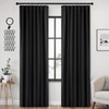 ANRODUO Back Tab Blackout Curtains for Bedroom Living Room, Rod