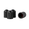 RockTrix - Pack of 4 - Black Plastic Valve Stem