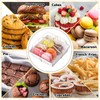Jetec 150 Pack Charcuterie Boxes with Clear Lids and Rope