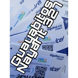Telcel Mexico Sim Card  lada 327 guayabitos nayarit