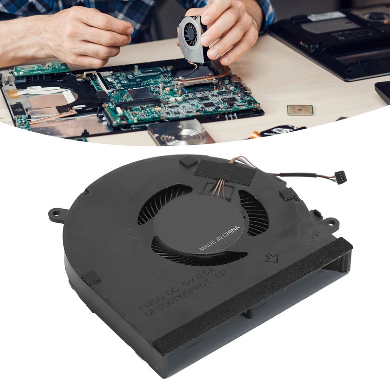 Laptop Cooling Fan 4 Pin Replacement Cooling Fan Replacement for