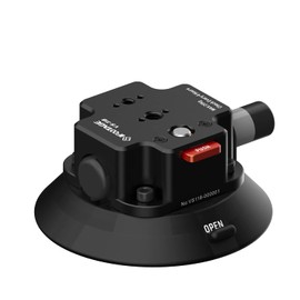 IFOOTAGE Aluminium Professional Suction Cup 1/4 Inch & 3/8 Inch Screws, Camera Car Suction Cup Mount, Camcorder Stabilisers & Carrying Aids, Spider Crab Vehicle Suction Cup VS-118, Max. Load 20 kg