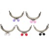 8.5cm Semicircle Embossing Kiss Lock Frame Lock Clip for Purse