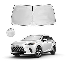 HOHUIGO Windshield Sun Shade Fit 2024 2023 2022 Lexus NX NX250 NX350 NX350h NX450h+ Front Window Sunshade Accessories Sun Visor UV Protector Heat Shield Window Cover