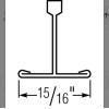 USG Donn Brand SDX/SDXL216 Drop Ceiling Cross Tees 1 pk