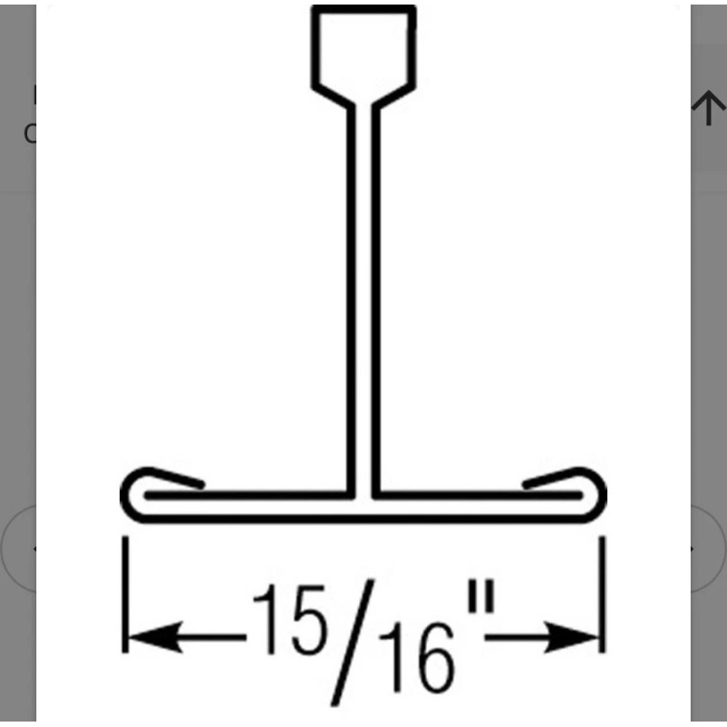 USG Donn Brand SDX/SDXL216 Drop Ceiling Cross Tees 1 pk