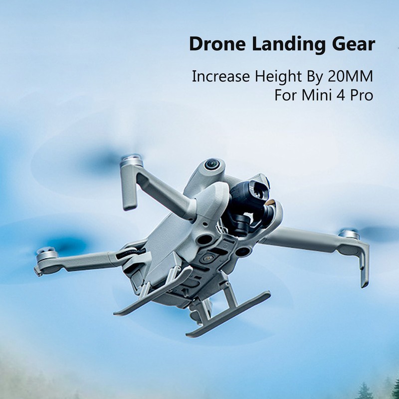 Drone Landing Gear Lightweight Quick Release Foldable Drone Heightened Extended