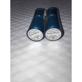 Bourjois 2 Tube Lot BOURJOIS Lovely Brille Lipstick 01 PARADIS TRANSPARENT unsealed NWOB