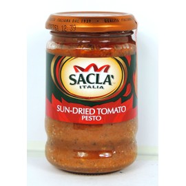 Sacla -Sun-Dried Tomato Pesto - 190g (Pack of 6)