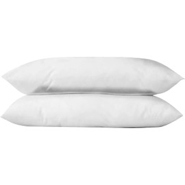 Melocotton 2 Almohadas King Size Incluye 2 Fundas con Cierre, Fácil de Lavar, Firmeza Intermedia, Confortables, Medida 95x50 cm, Bed Pillow