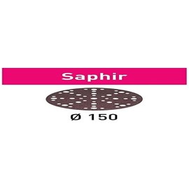 Festool 575195 Saphir P36 Grit 6-Inch (150mm) Diameter Abrasive Sanding Discs, 25-Pack