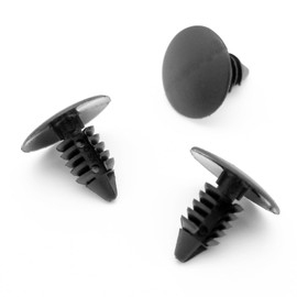VVO Fasteners Black Plastic Clips.Front Wheel Housing Shell and Mudguard.Compatible with Some Ford Ka, Transit, Transit/Tourneo Custom (Pack of 10 Clips)
