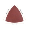 sourcing map 60pcs Triangular Hook & Loop Sandpapers 240/320/400/600/800/1000 Grits