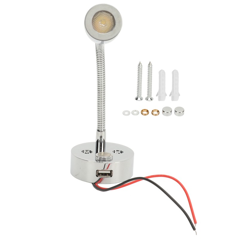 RV Reading Light LED Adjustable Brightness Touch Control Indoor Bedside