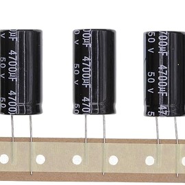 10 Pieces 50V 4700UF Plug-in Aluminum Electrolytic Capacitor 50 Volt 4700 UF