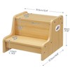 HOOBRO Step Stool for Kids, Two Step Toddler's Stool, Kids