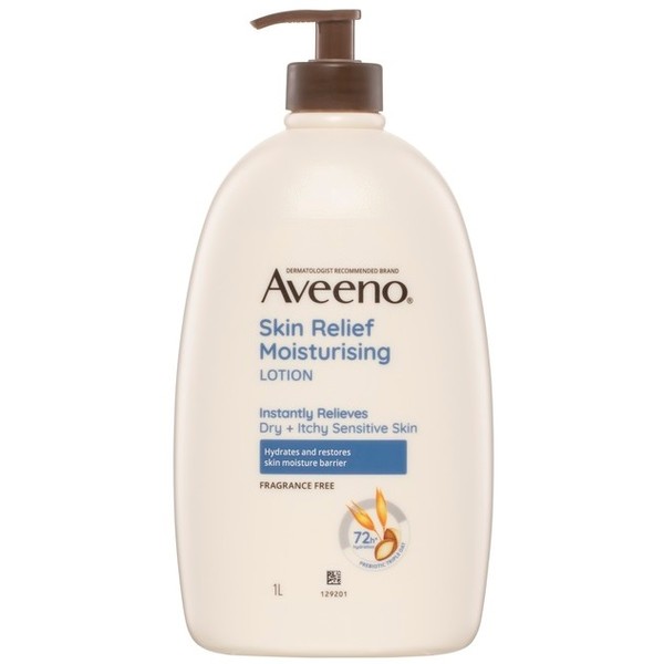 Aveeno Skin Relief Moisturising Lotion 1L - Fragrance Free