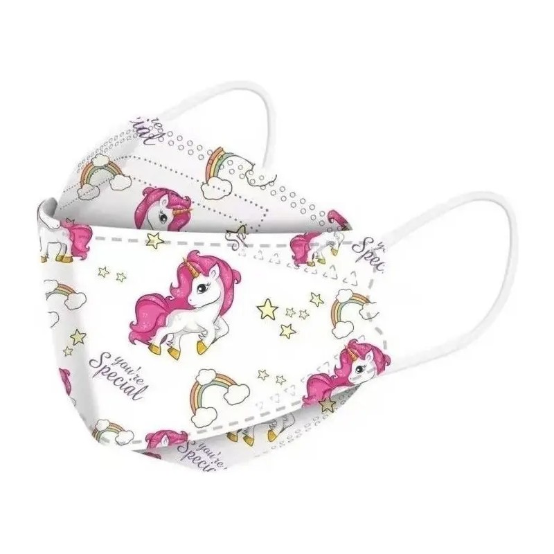 Mascarilla De Seguridad Infantil Kf94 4 Capas 50 Piezas
