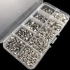 500 Sets Cz White Clear Crystal Rivets Rapid Rhinestone Silver