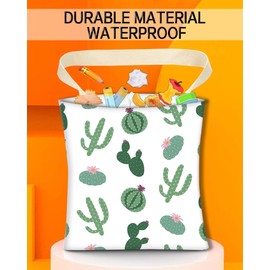 ANKVRP Car Trash Can, Durable Hanging Car Trash Garbage Bag, Cute Automotive Garbage Cans Organizer, Cute Green Cactus