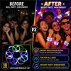 18-Pack LED Light Up Bracelets for Party Favors – Flashing