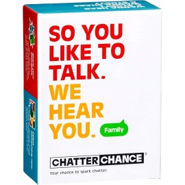 ChatterChance Family: Conversation Card Games - Family Fun Game for Day & Night