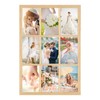 MOUDAMION 4x6 Oak Wood Picture Frames Collage Wall Decor Natural