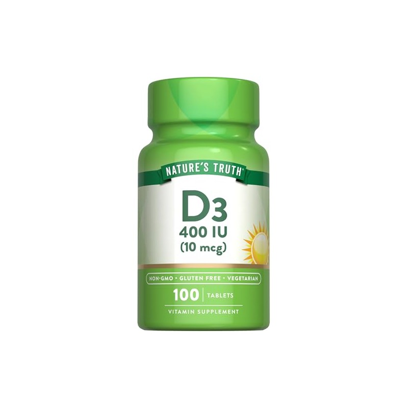 Nature's Truth | Vitamina D3 | 100 cápsulas | 10