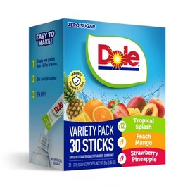 Dole Powdered Drink Mix Variety Pack, 2.85 Ounce (Pack of 6)