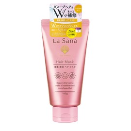 Lasana Seaweed Sea Mud Hair Mask, 5.6 oz (160 g), Sweet Rose Hip and Refreshing Scent