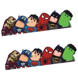 Sky-Welle 2X Superhelden Sticker Laptop Auto Kühlschrank Kofferraum Aufkleber Marvels Figuren Stickerbomb