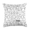 Casper the Friendly Ghost All Over Throw Pillow