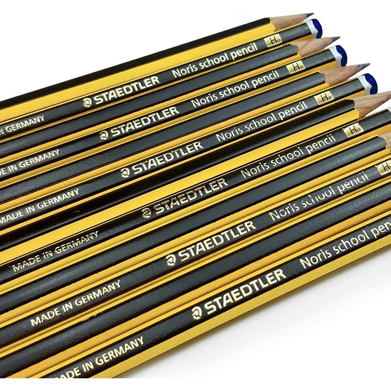 STAEDTLER Noris School Pencils 121 - H Grade [Pack of