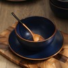 Stone Lain Brasa Modern Stoneware 16 Piece Dinnerware Sets, Plates