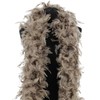 Deluxe Stone Grey Feather Boa – 100g -180cm