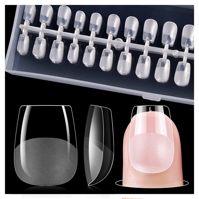 Gelike EC Extra Short Soft Gel Nail Tips Kit for