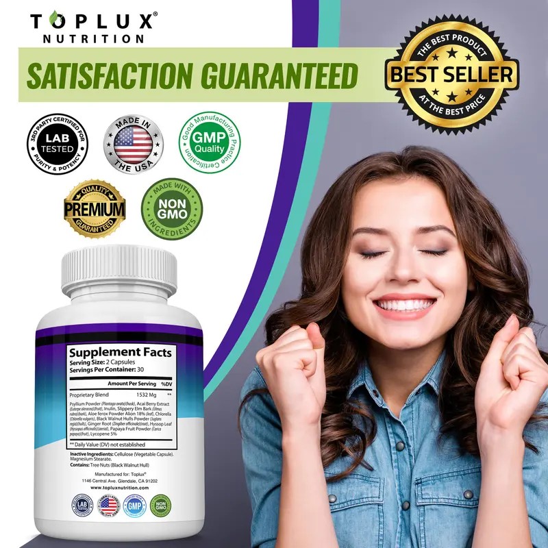Keto Support Supplement – Digestive & Metabolism Support Capsules for