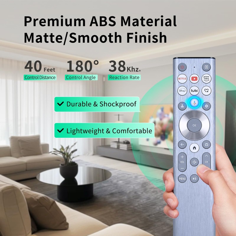 ERF6A80 New Voice Remote Control Replacement for Hisense U6 U7